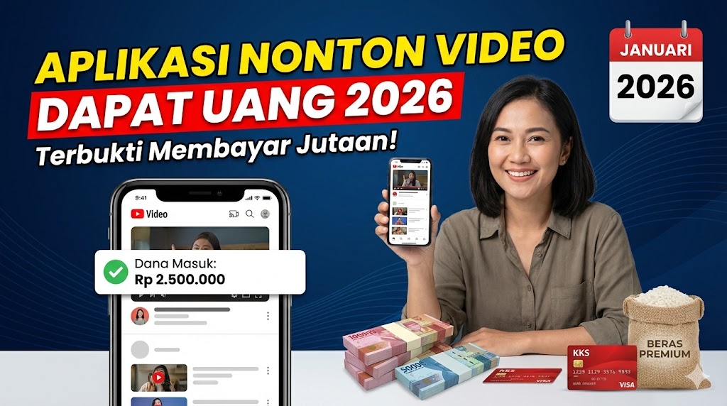 Aplikasi Nonton Video Dapat Uang 2026 Terbukti Membayar Jutaan Rupiah