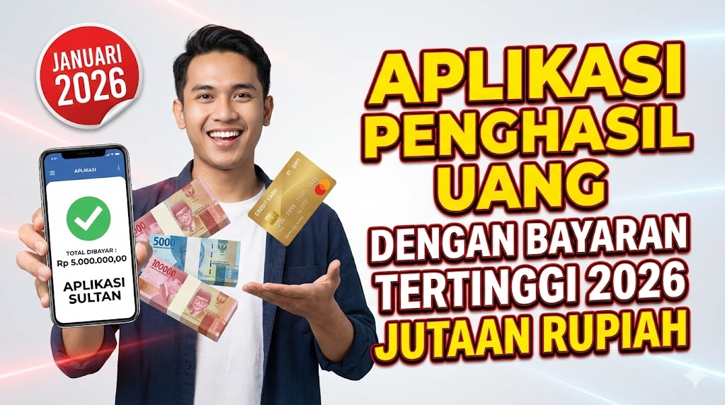 Aplikasi Penghasil Uang dengan Bayaran Tertinggi 2026 Jutaan Rupiah