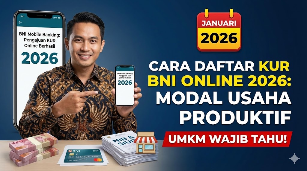 Cara Daftar KUR BNI Online 2026 untuk UMKM Modal Usaha Produktif