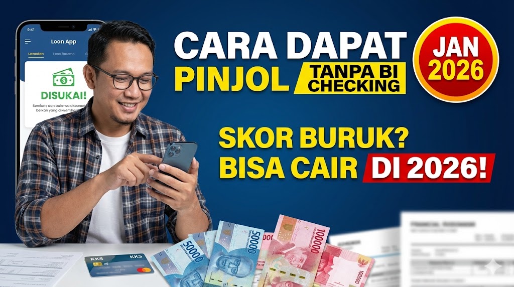 Cara Dapat Pinjol 2026 Tanpa BI Checking untuk yang Skor Buruk: Fakta, Risiko, dan Solusi Aman