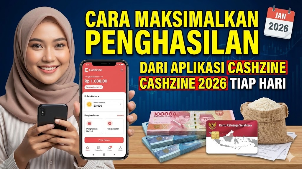 Cara Maksimalkan Penghasilan dari Aplikasi Cashzine 2026 Tiap Hari