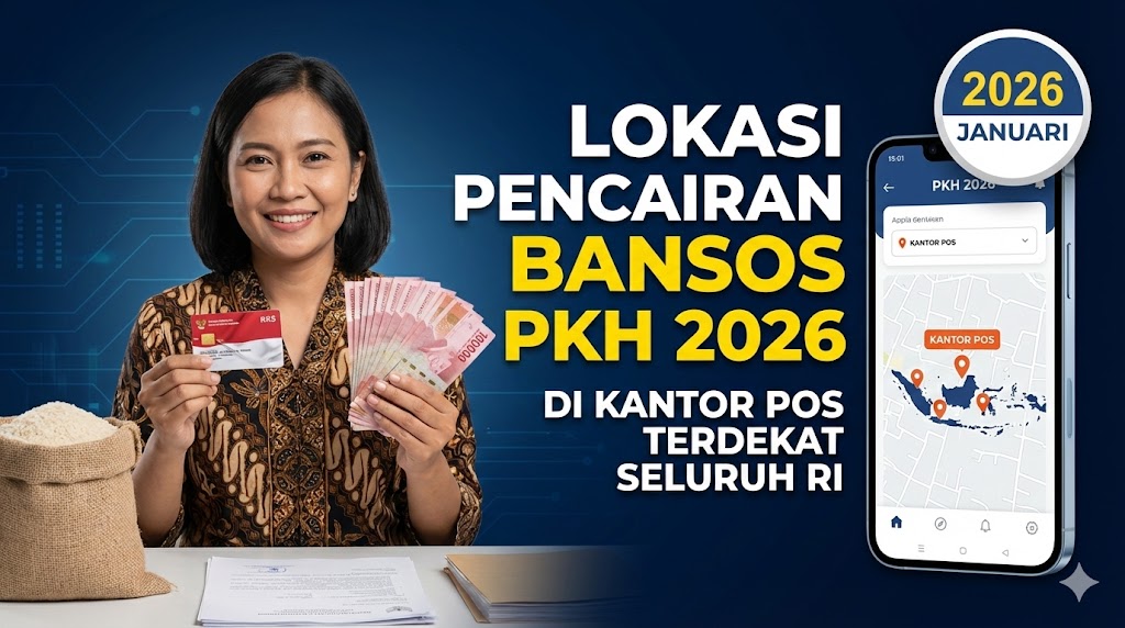 Lokasi Pencairan Bansos PKH 2026 di Kantor Pos Terdekat Seluruh RI: Panduan Lengkap Januari 2026