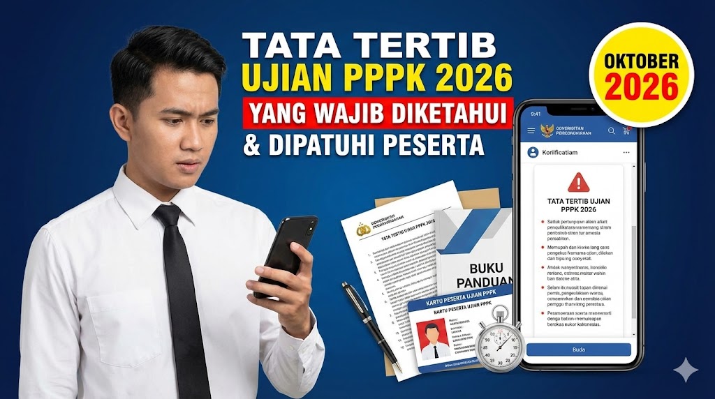 Tata Tertib Ujian PPPK 2026 yang Wajib Diketahui dan Dipatuhi Peserta: Panduan Resmi