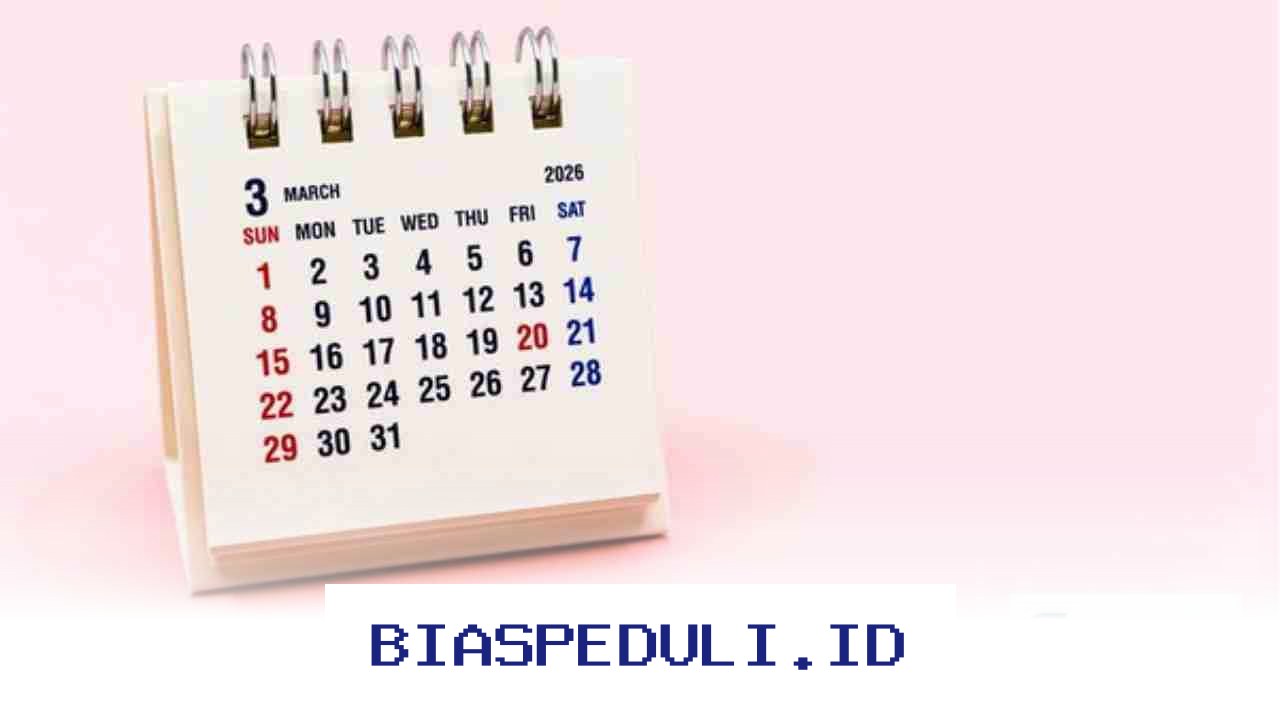 Apakah Tanggal 16 dan 17 Maret 2026 Termasuk Hari Libur Nasional Berdasarkan SKB 3 Menteri? Cek Kalender Lengkapnya!