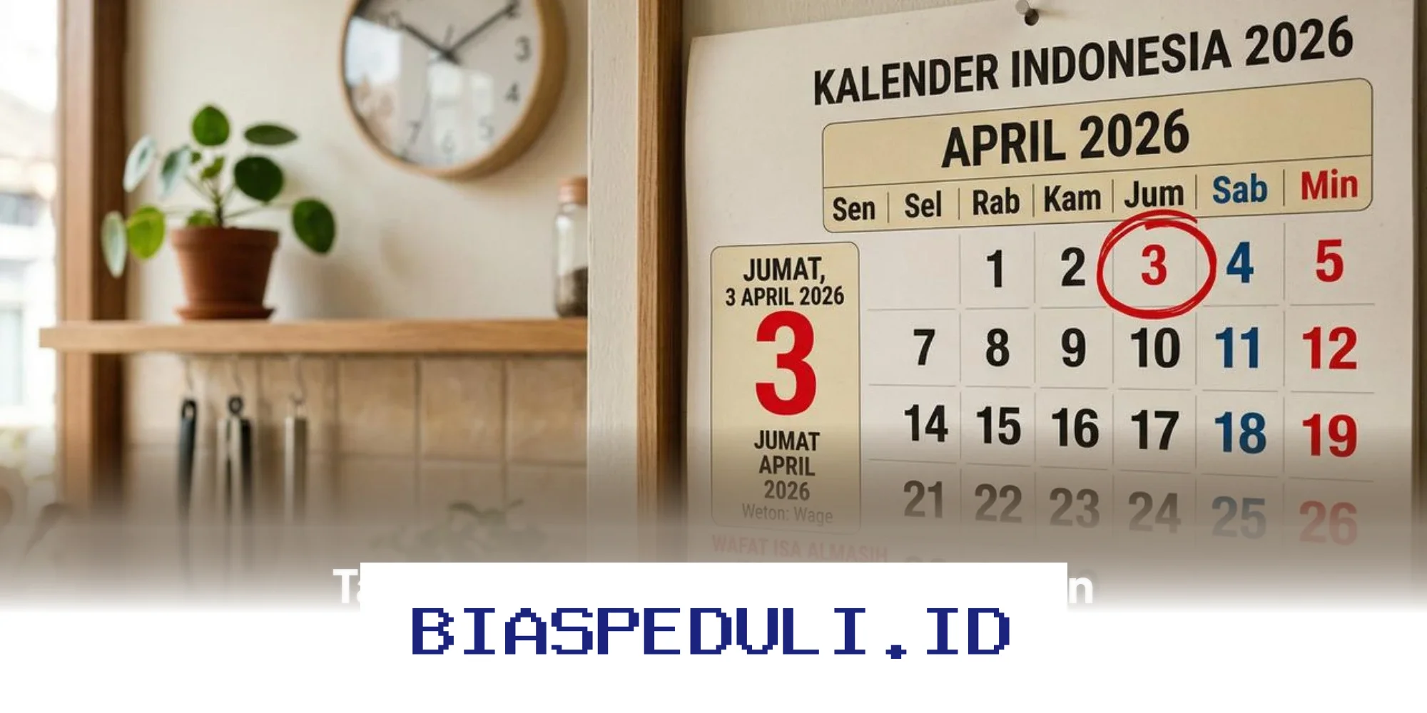 April 2026: Libur Panjang, Tanggal Merah, dan Peristiwa Penting yang Wajib Diketahui!