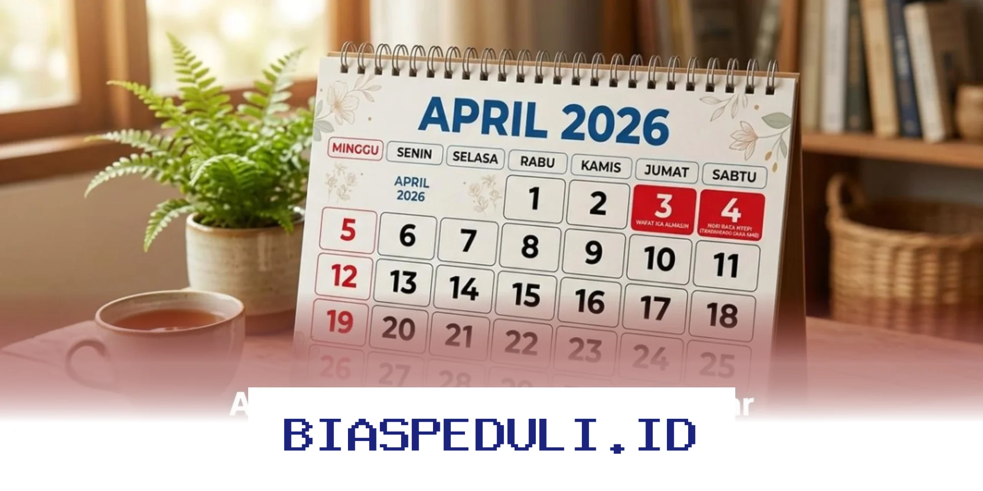 April 2026 Penuh Libur! Yuk, Cek Daftar Tanggal Merah dan Cuti Bersama yang Wajib Diketahui