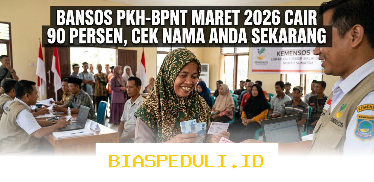 Bansos PKH-BPNT Maret 2026 Sudah Cair 90 Persen, Apakah Nama Anda Termasuk? Cek Sekarang!