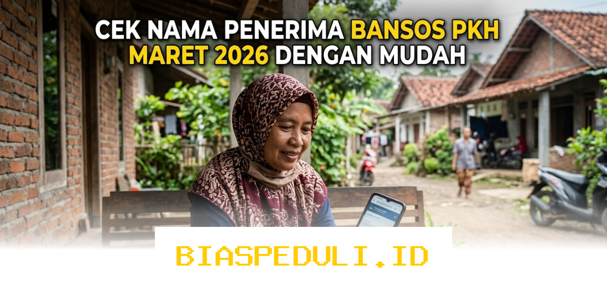 Bansos PKH Maret 2026 Sudah Cair? Cek Nama Penerima dengan Cepat!