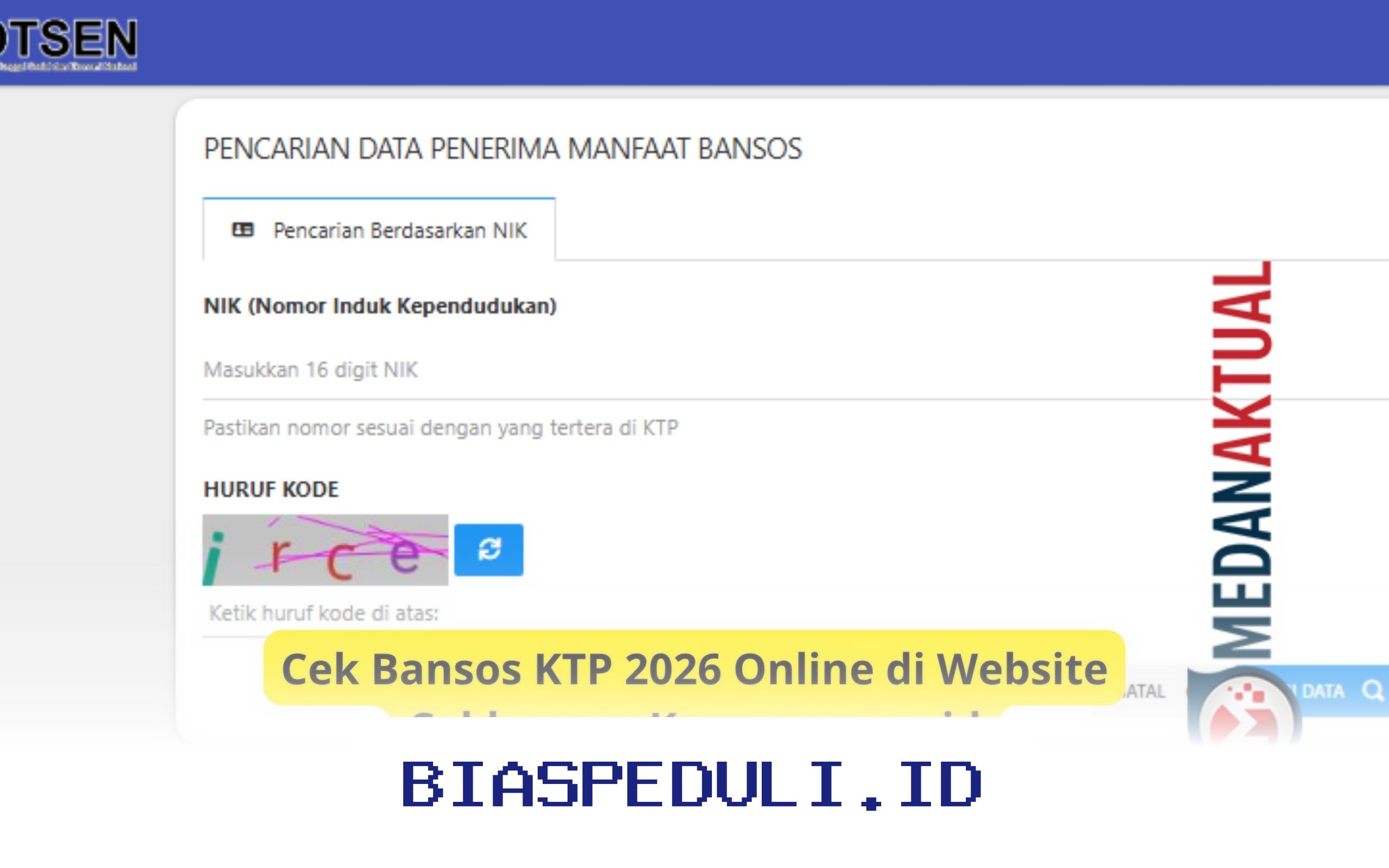 Cara Mudah Cek Bansos KTP 2026 Online di Cekbansos.Kemensos.go.id!