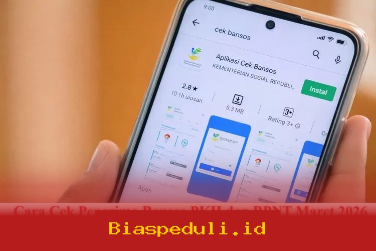 Cara Mudah Cek Penerima Bansos PKH dan BPNT Maret 2026 via HP, Cukup Pakai NIK dan Data Ini!