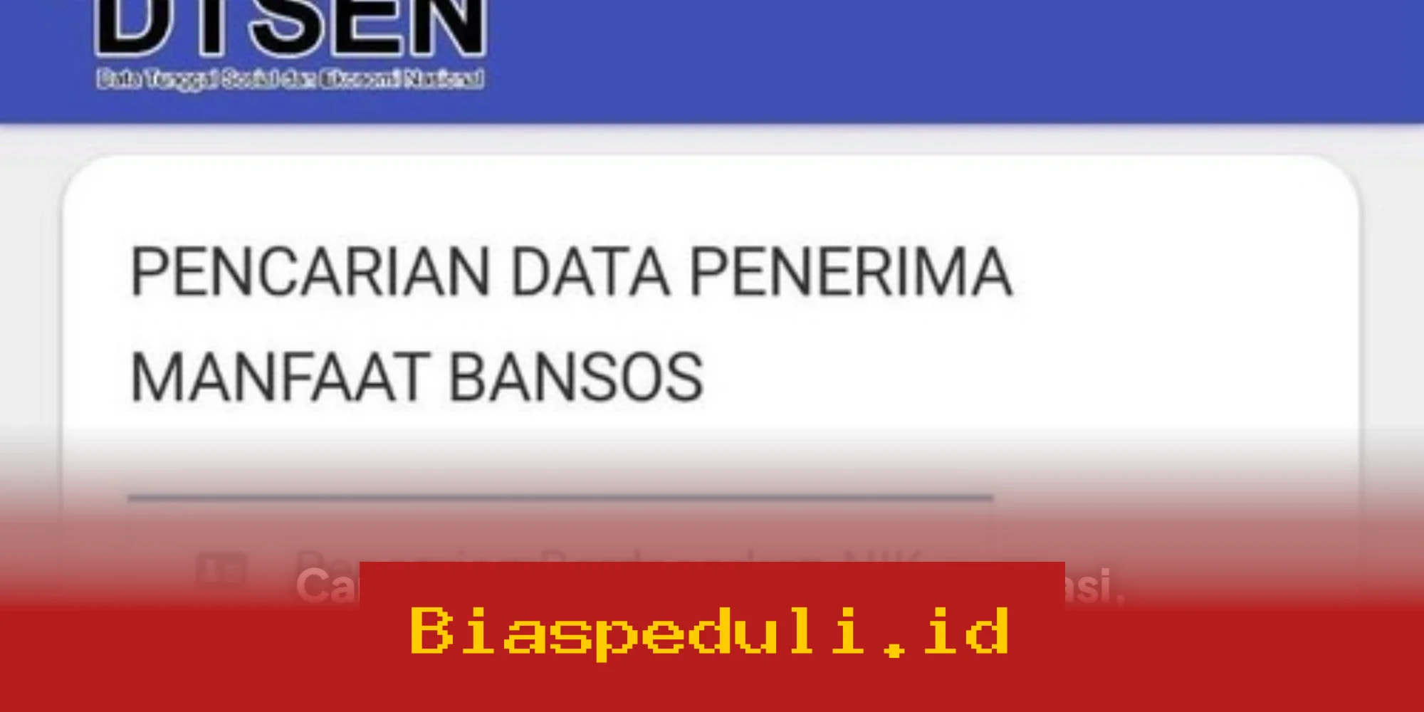 Cek Desil Bansos Langsung Lewat NIK KTP, Tanpa Ribet Pakai Aplikasi!