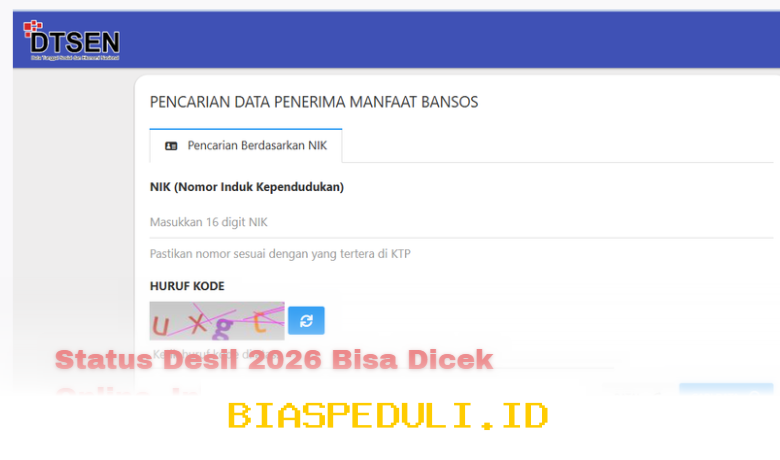 Cek Status Desil 2026 Online, Begini Cara Mudahnya!
