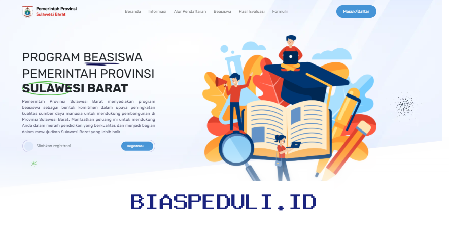Daftar Beasiswa Pemprov Sulbar 2026: Langkah Mudah Raih Kesempatan Kuliah Gratis!