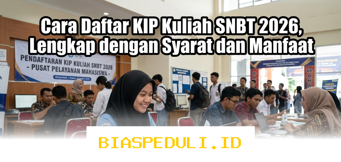 Daftar KIP Kuliah SNBT 2026: Langkah Mudah, Syarat Terbaru, dan Manfaat Luar Biasa!