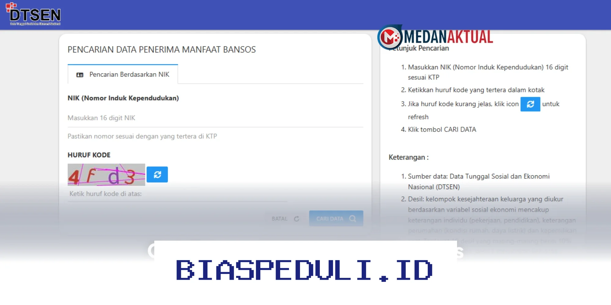 Dapatkan Informasi Bansos Langsung dari NIK KTP Anda di cekbansos.kemensos.go.id!