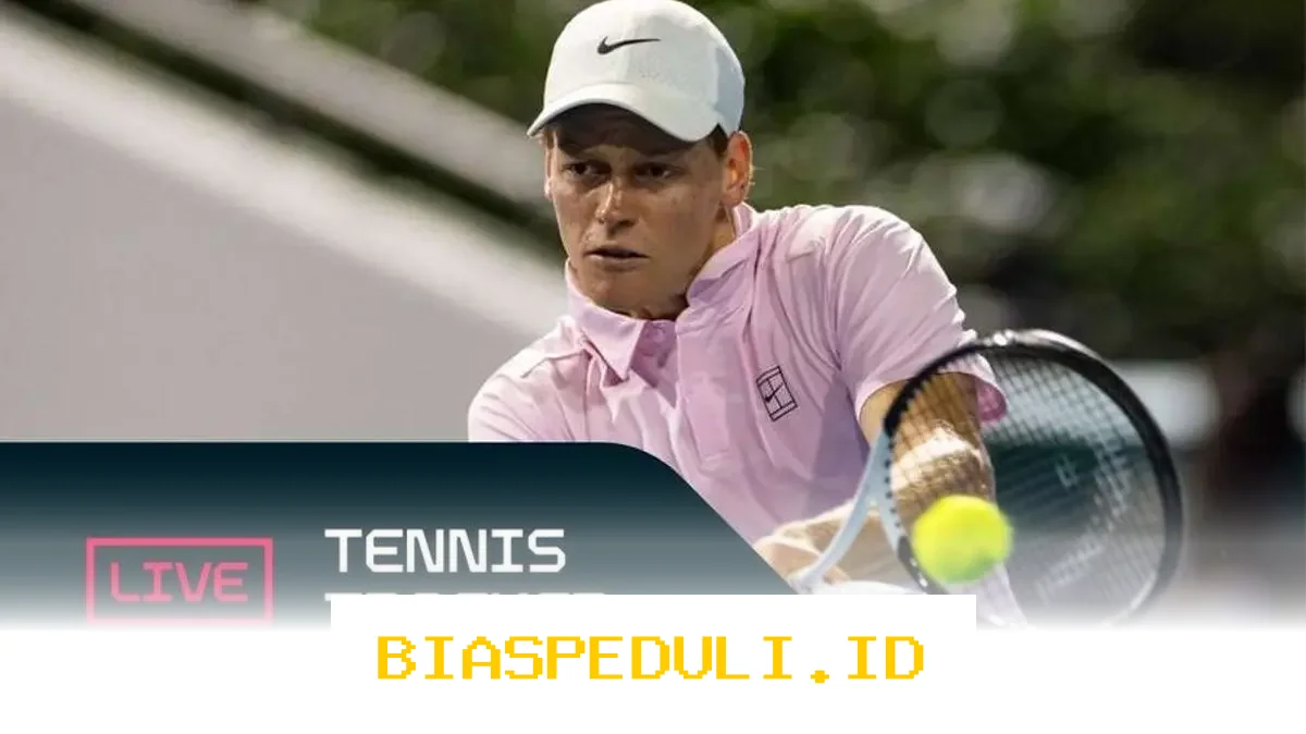 Hujan Bikin Heboh! Sinner Menang Set Pertama Lawan Lehecka Sebelum Final Miami Open 2026 Ditunda