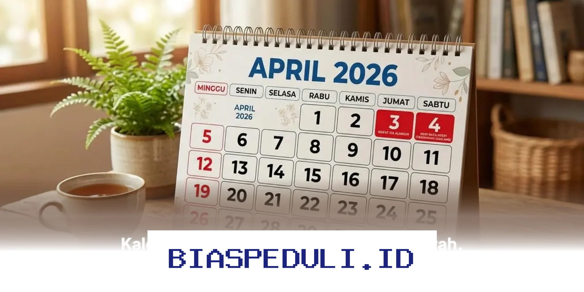 Jadwal Libur April 2026: Hari Besar, Cuti Bersama, dan Rencana Wisata Akhir Pekan!