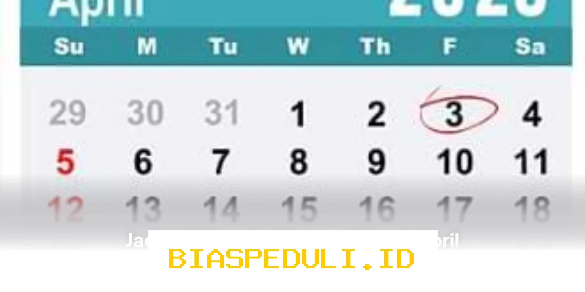 Jadwal Libur Nasional April 2026, Peluang Long Weekend yang Wajib Dimanfaatkan!