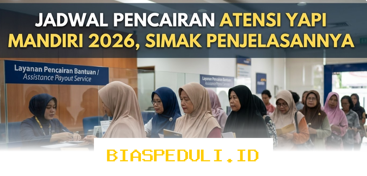 Jadwal Pencairan ATENSI YAPI Mandiri 2026, Simak Penjelasannya!