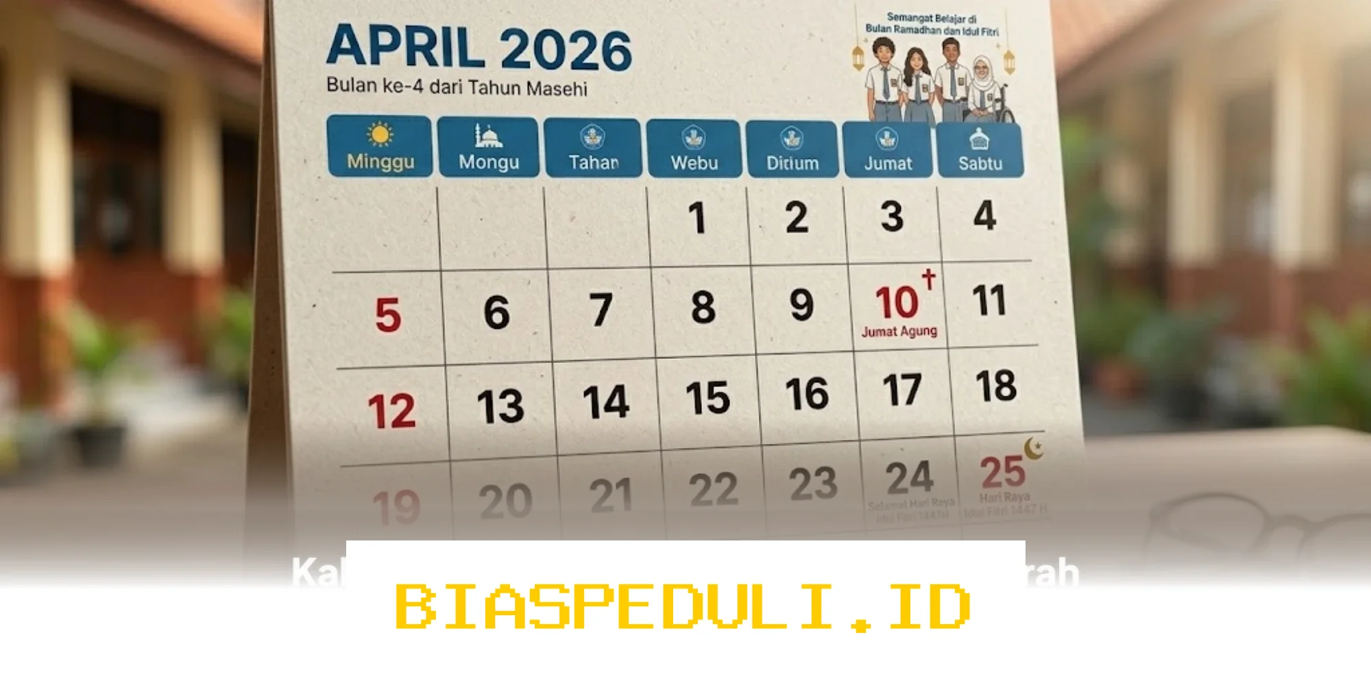 Kalender Libur April 2026: Jangan Lewatkan Tanggal Merah dan Long Weekend yang Menguntungkan!