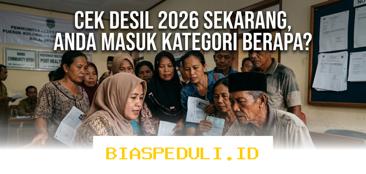 Ketahui Desil 2026 Anda Sekarang! Termasuk Kategori Mana?