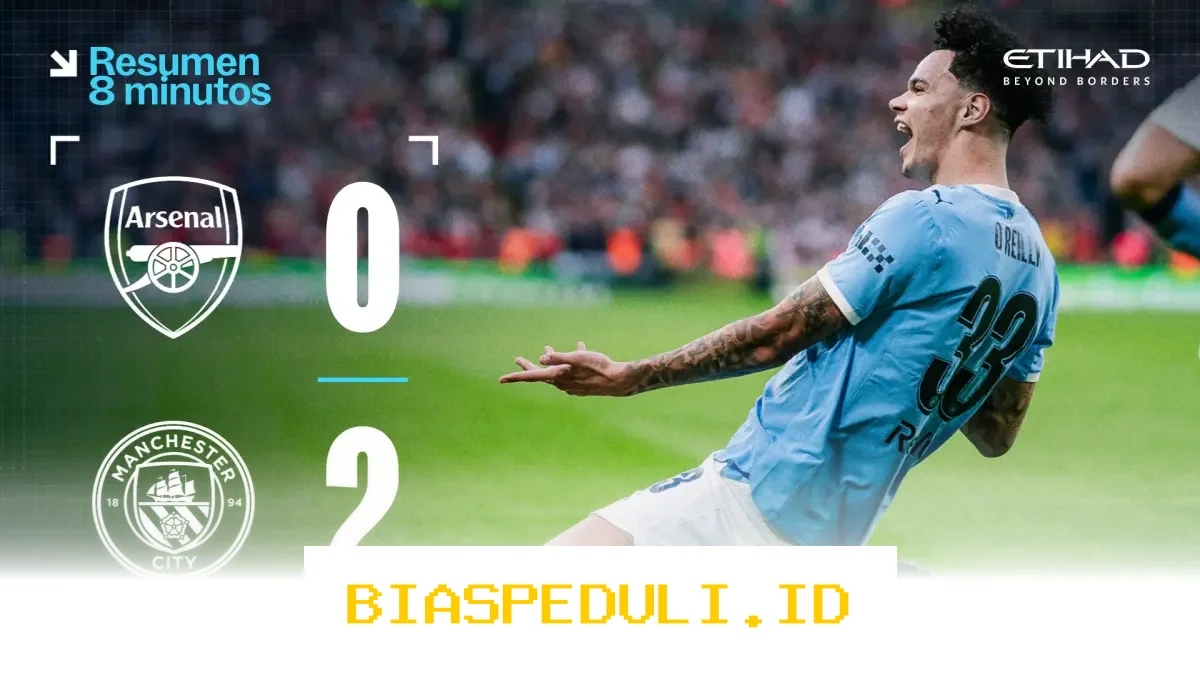Manchester City Juara Carabao Cup 2026 Setelah Taklukkan Arsenal 2-0 di Wembley!