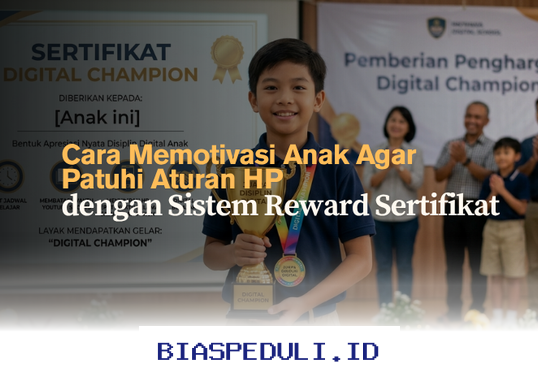 Mengatur HP Anak Jadi Lebih Disiplin dengan Metode Reward Sertifikat yang Menarik!