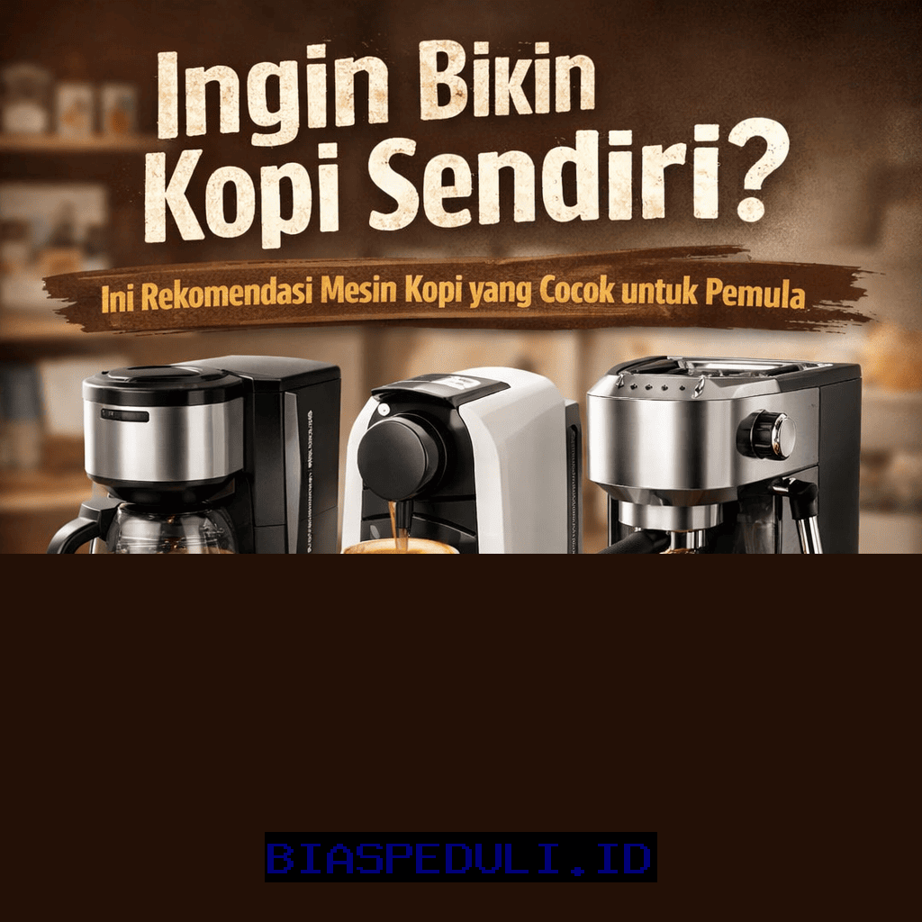 Mesin Kopi Terbaik untuk Pemula yang Ingin Meracik Kopi Sendiri di Rumah!