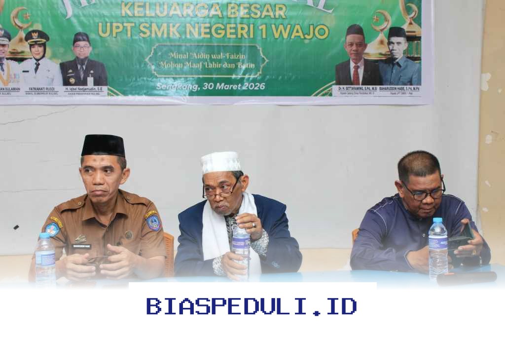 SMKN 1 Wajo Gelar Halal Bi Halal Penuh Kehangatan, Perkuat Solidaritas Pasca Idulfitri!