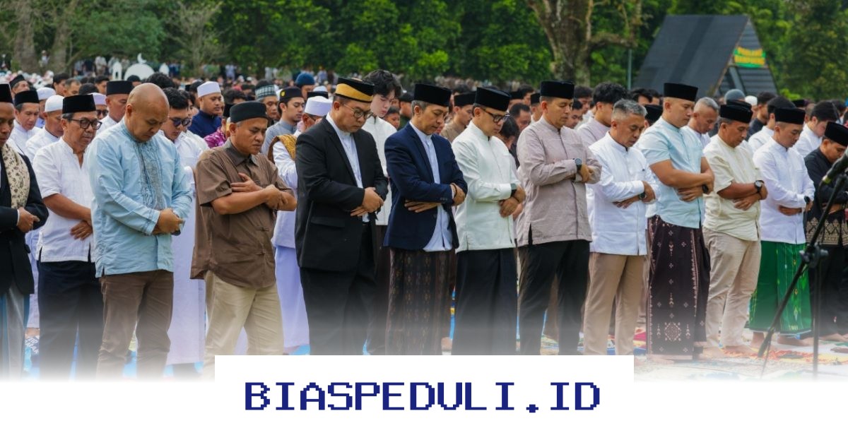 Takbir Menggema, Salat Idulfitri di Kebun Raya Bogor Berlangsung Khidmat dan Penuh Makna!