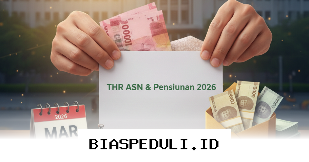 THR ASN dan Pensiunan Cair 2 Maret 2026, Simak Rincian Komponen 100% yang Wajib Diketahui!