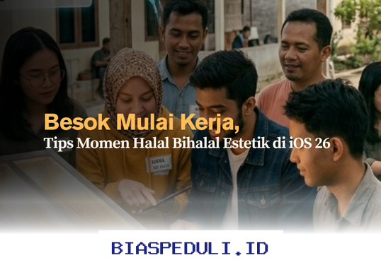 Tips Momen Halal Bihalal Estetik di iOS 26 yang Wajib Dicoba Sebelum Mulai Kerja Besok!