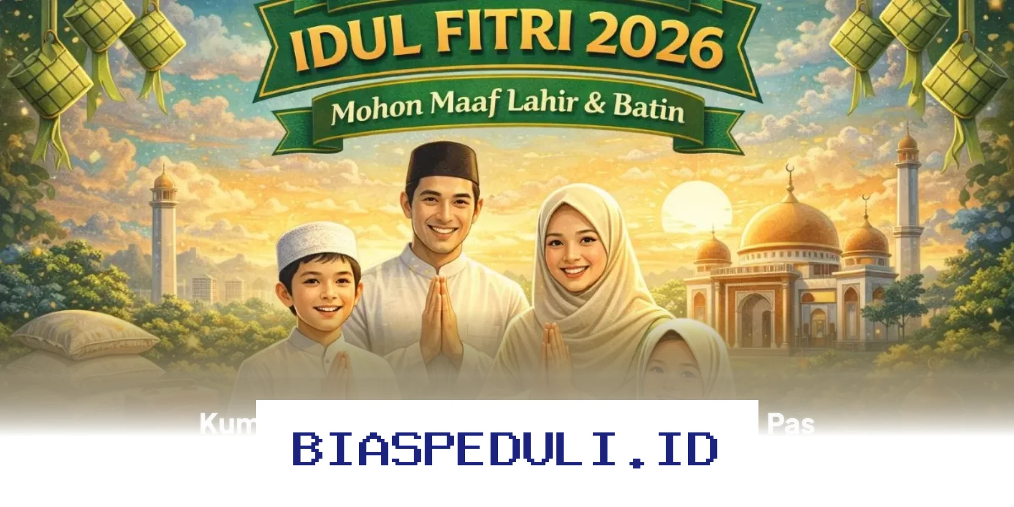 Ucapan Lebaran Idulfitri 2026 yang Menyentuh Hati, Cocok untuk Keluarga dan Teman!