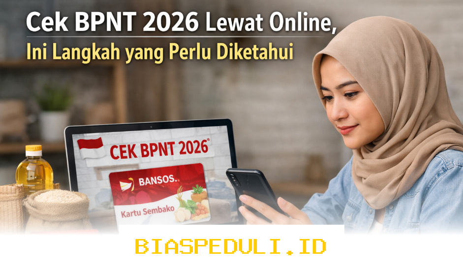 Cara Mudah Cek BPNT 2026 Online, Langkah Pasti Temukan Informasinya!