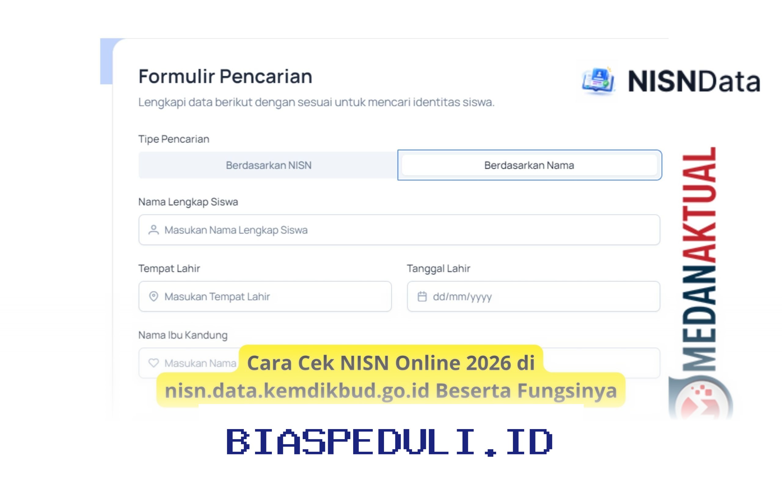 Cara Mudah Cek NISN Online 2026 di nisn.data.kemdikbud.go.id, Begini Fungsi dan Langkahnya!
