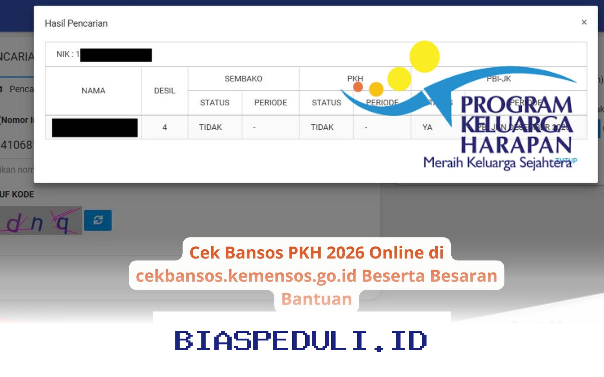 Cara Mudah Cek Status Bansos PKH 2026 dan Besaran Bantuan yang Diterima!