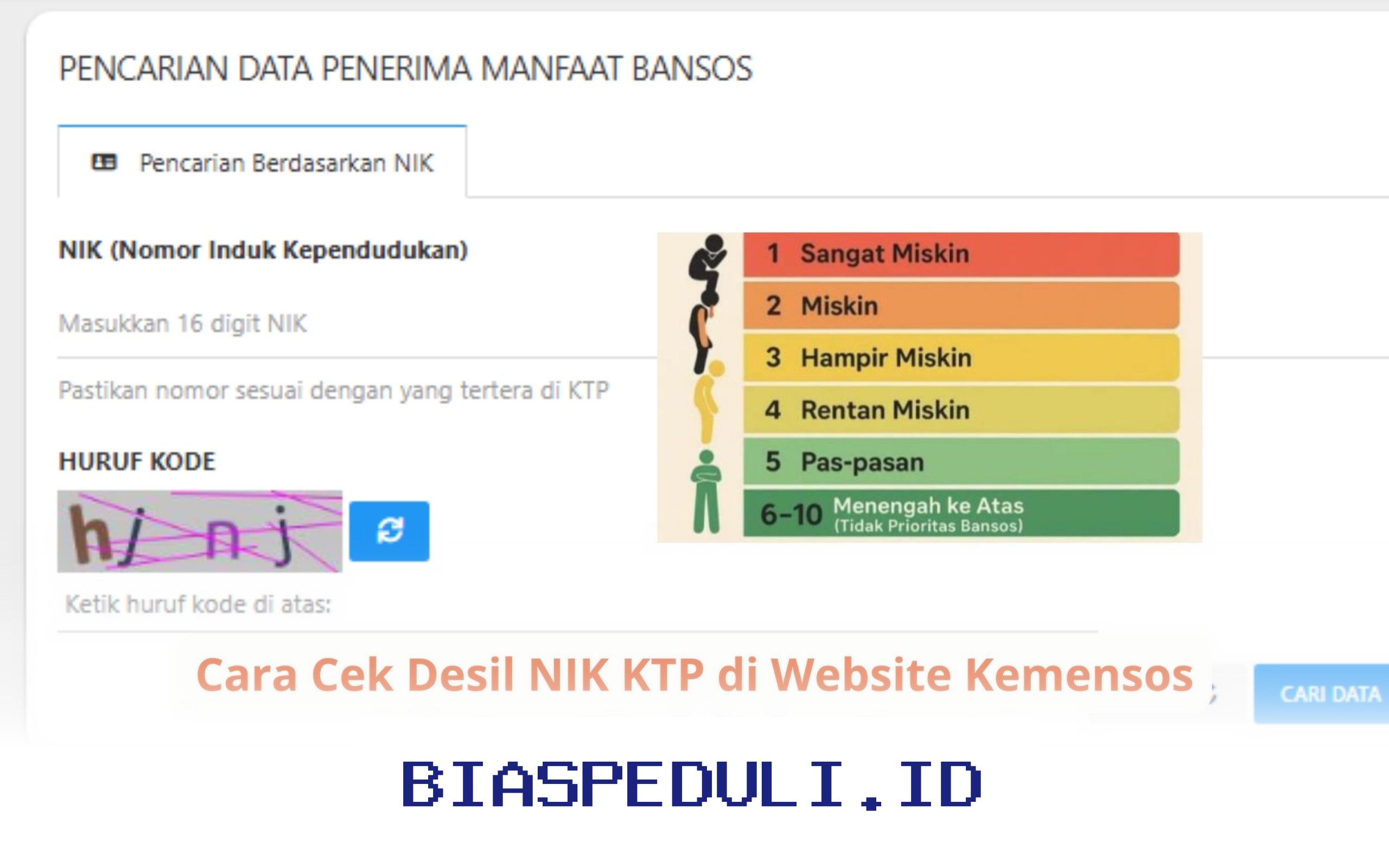 Cek Desil NIK KTP Anda Sekarang! Begini Cara Mudahnya di Situs Resmi Kemensos