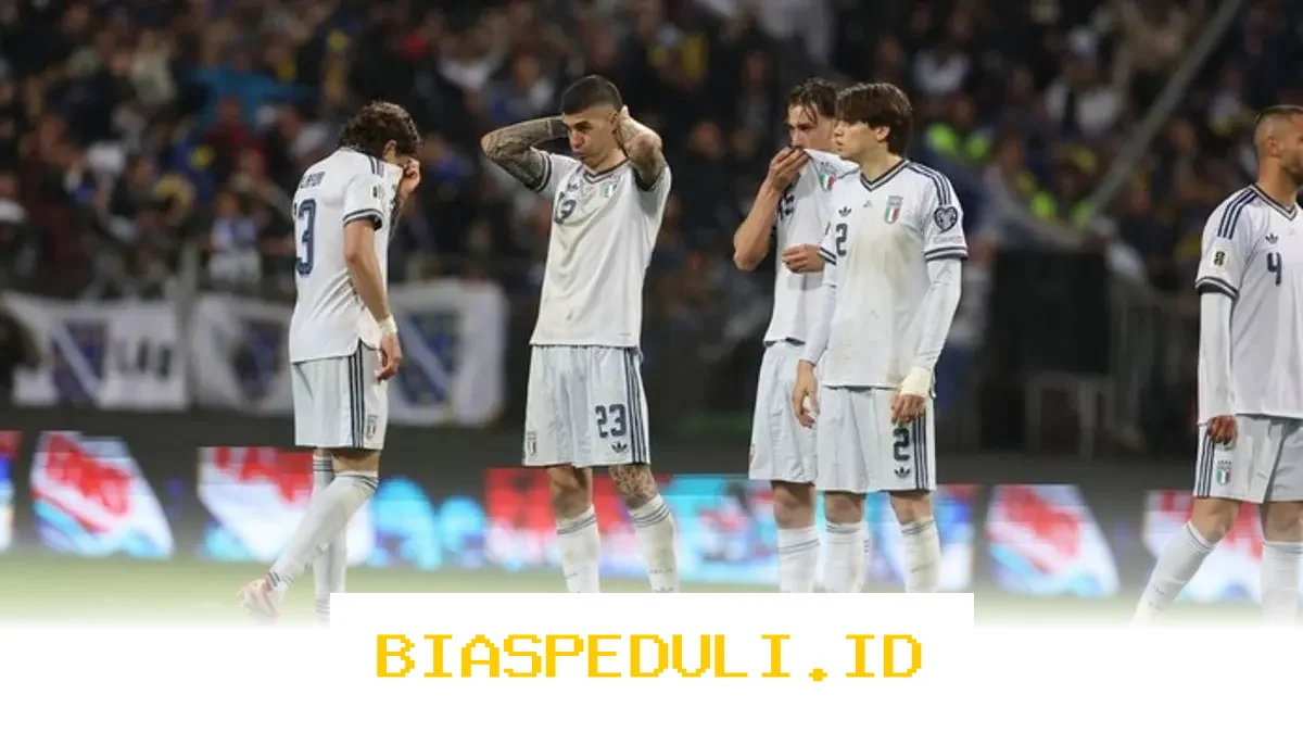 Italia Gagal Lolos ke Piala Dunia 2026, Terjebak Rekor Absen yang Mengkhawatirkan!