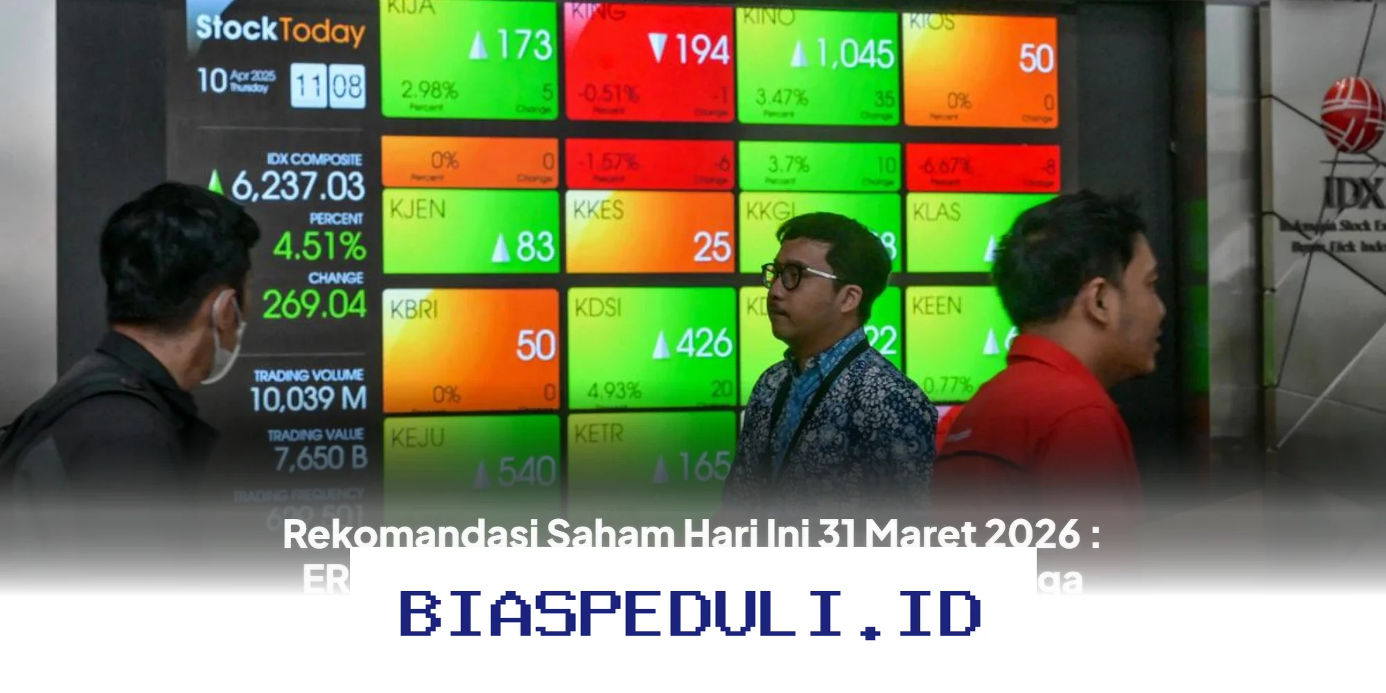 Saham Terbaik 31 Maret 2026: Rekomendasi Investasi Eraa, Hrum, Hingga Enrg!