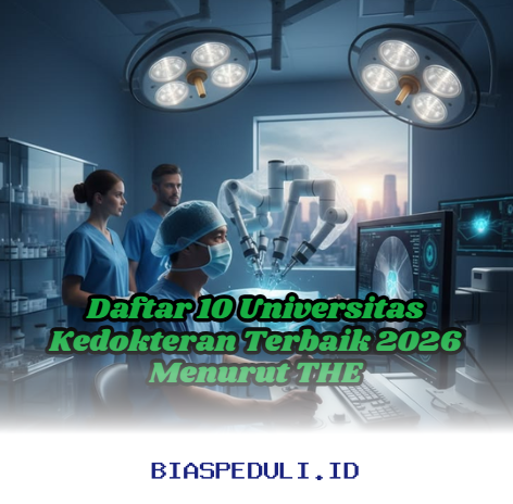 Universitas Kedokteran Terbaik 2026 Versi THE yang Wajib Kamu Ketahui!
