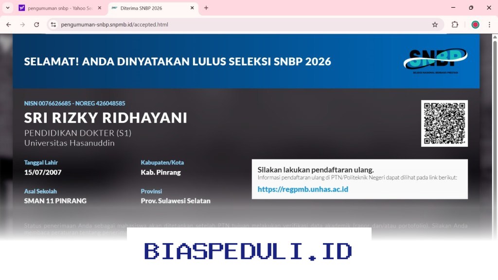 Wow! Siswa SMAN 11 Pinrang Borong Kursi di PTN Favorit Lewat SNBP 2026, Target Terlampaui!
